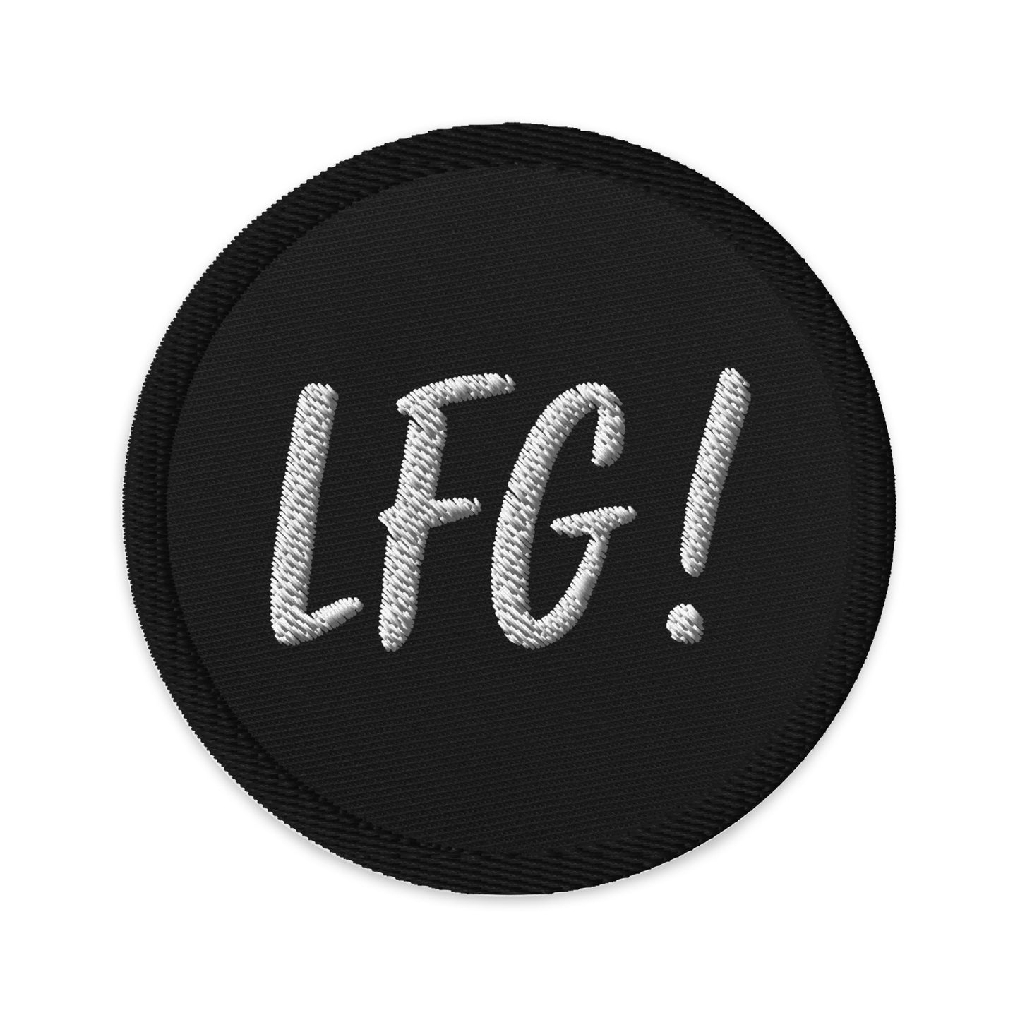 LFG! Embroidered patches