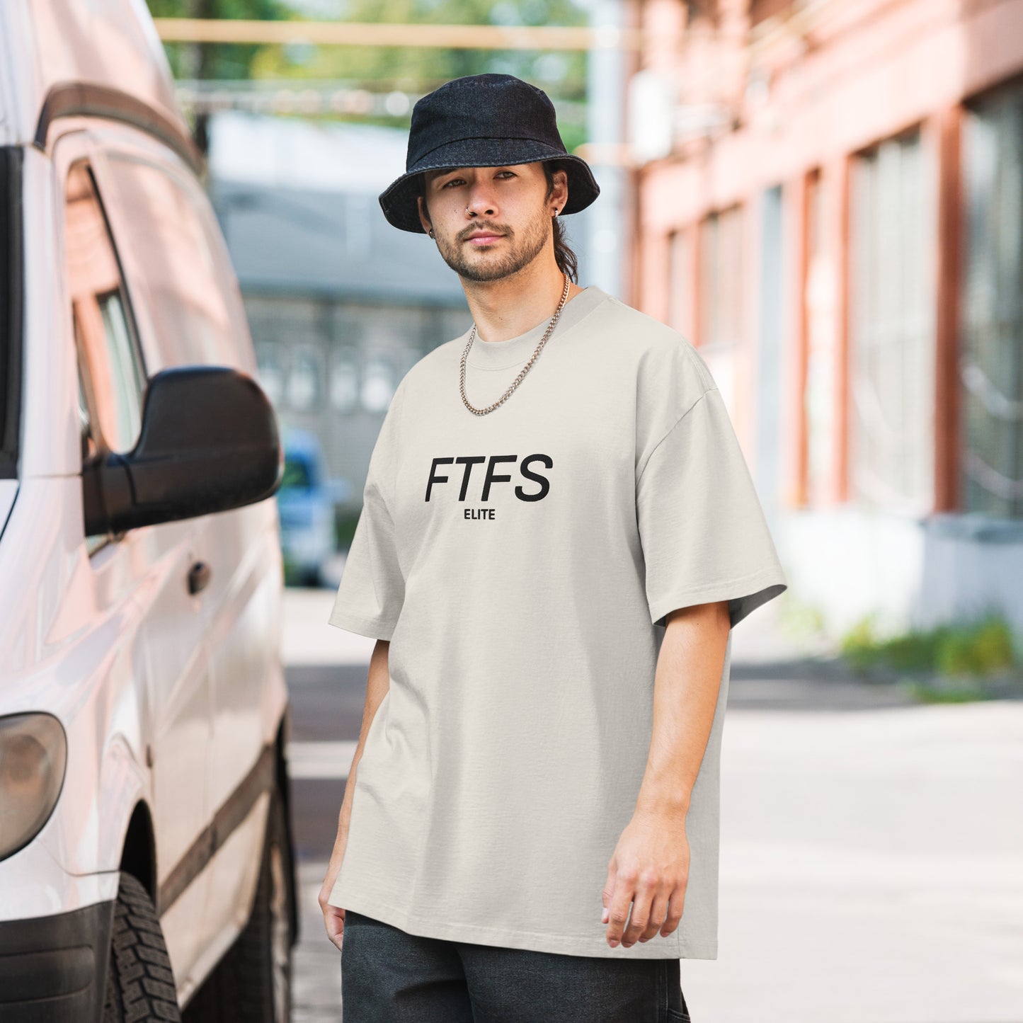 FTFS Oversized faded t-shirt
