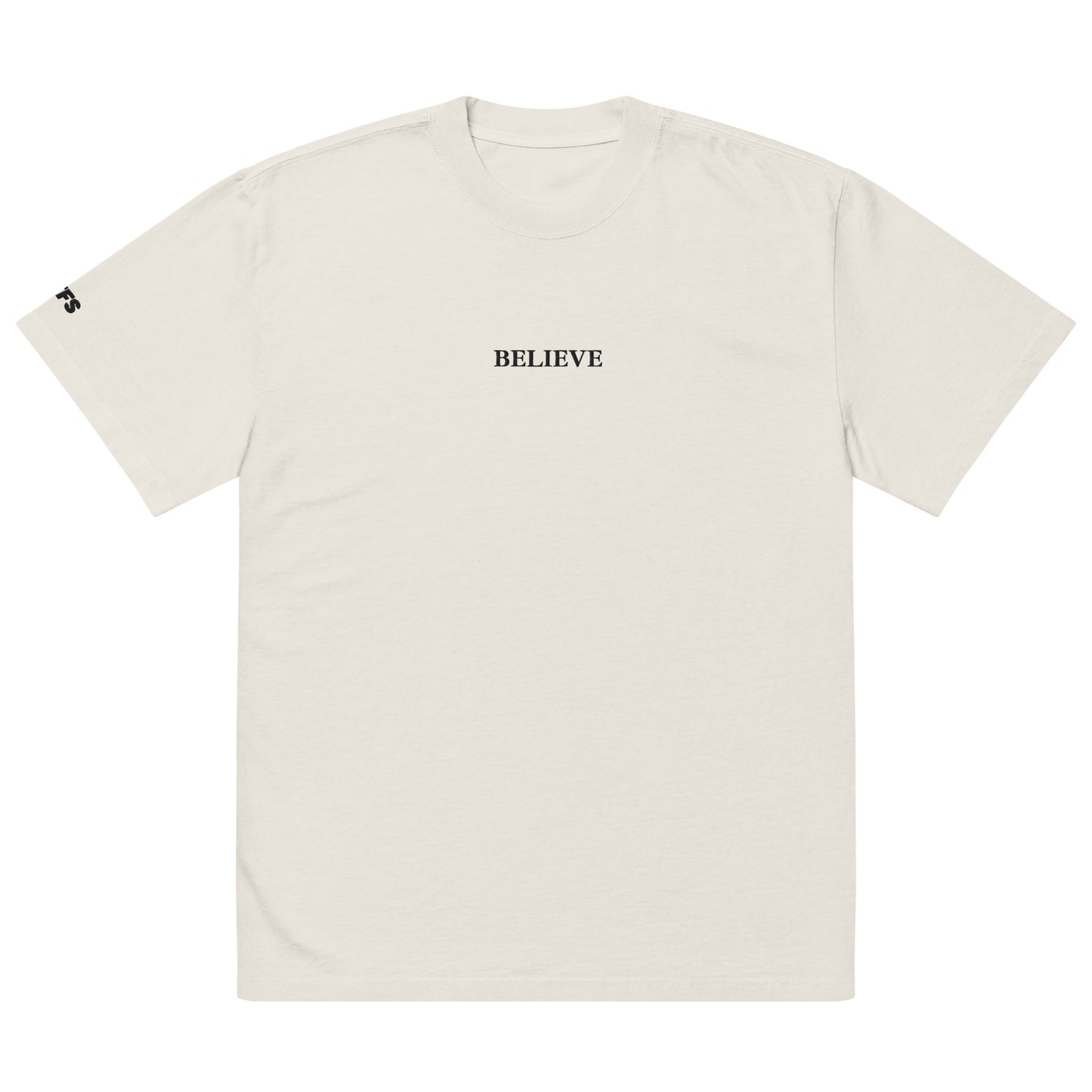 Believe Oversized faded t-shirt