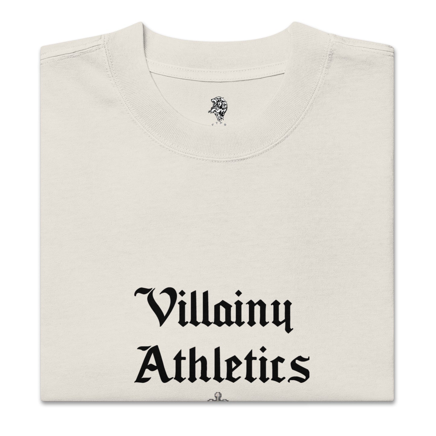Oversized Villainy faded t-shirt