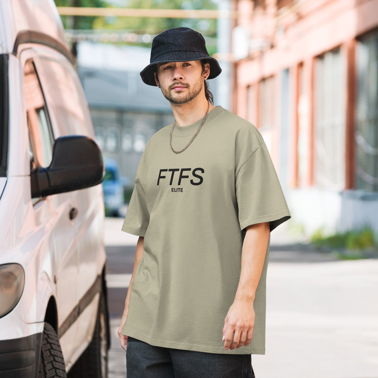 FTFS Oversized faded t-shirt