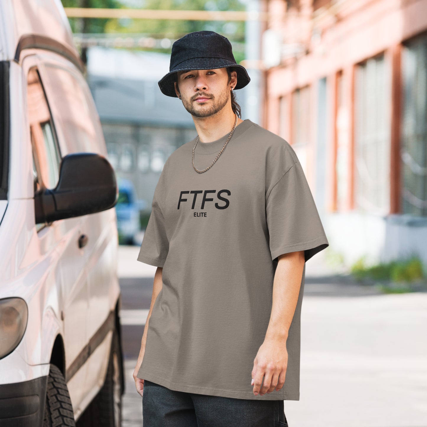 FTFS Oversized faded t-shirt