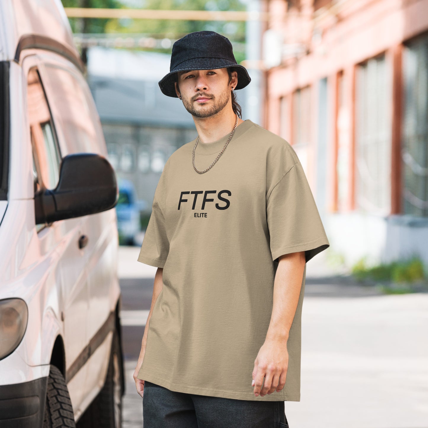 FTFS Oversized faded t-shirt