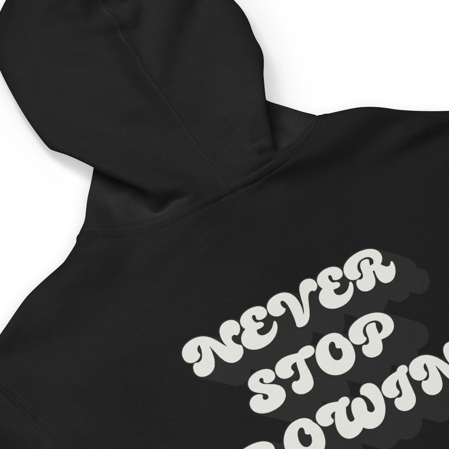 Never Stop Growing Unisex fleece zip up hoodie