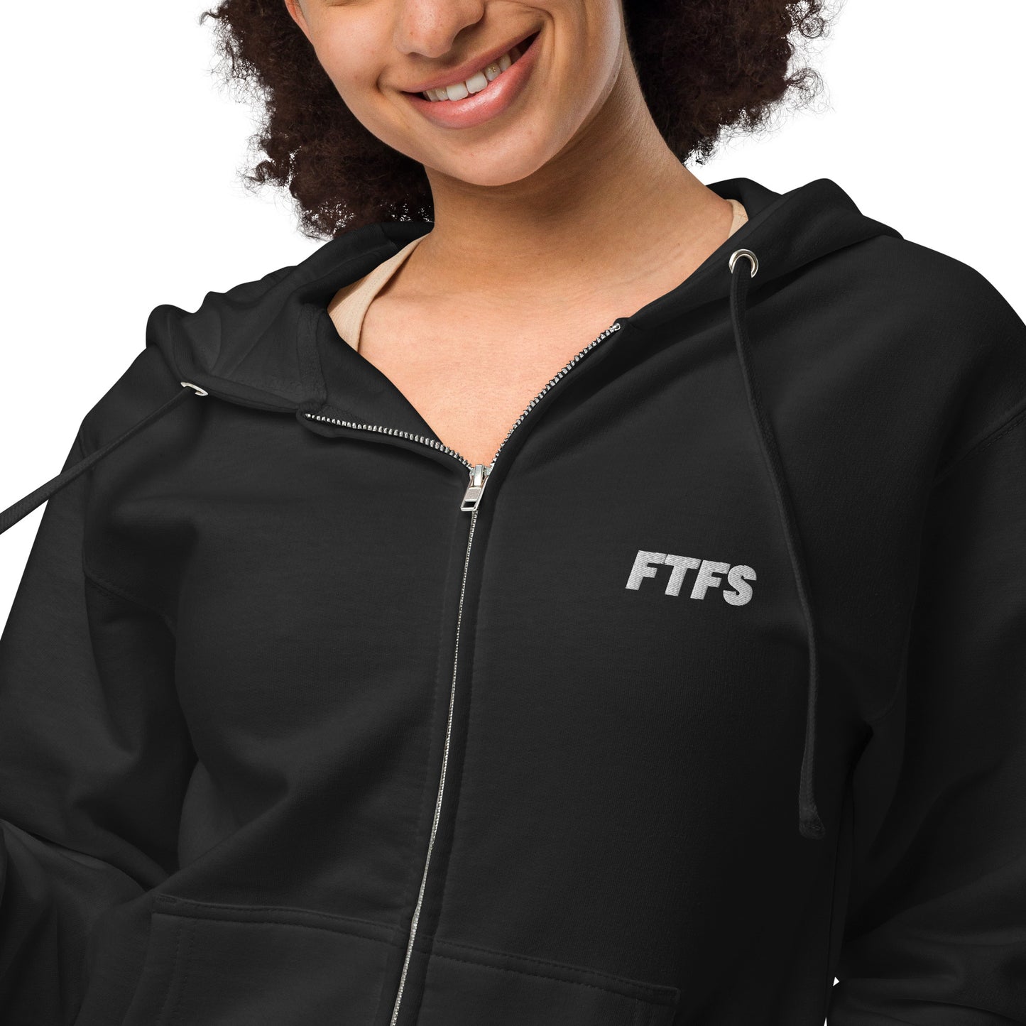 Never Stop Growing Unisex fleece zip up hoodie