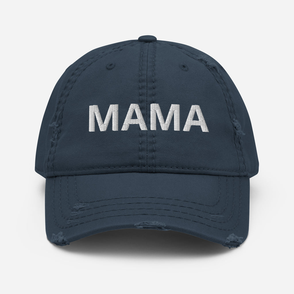 MAMA Distressed Dad Hat