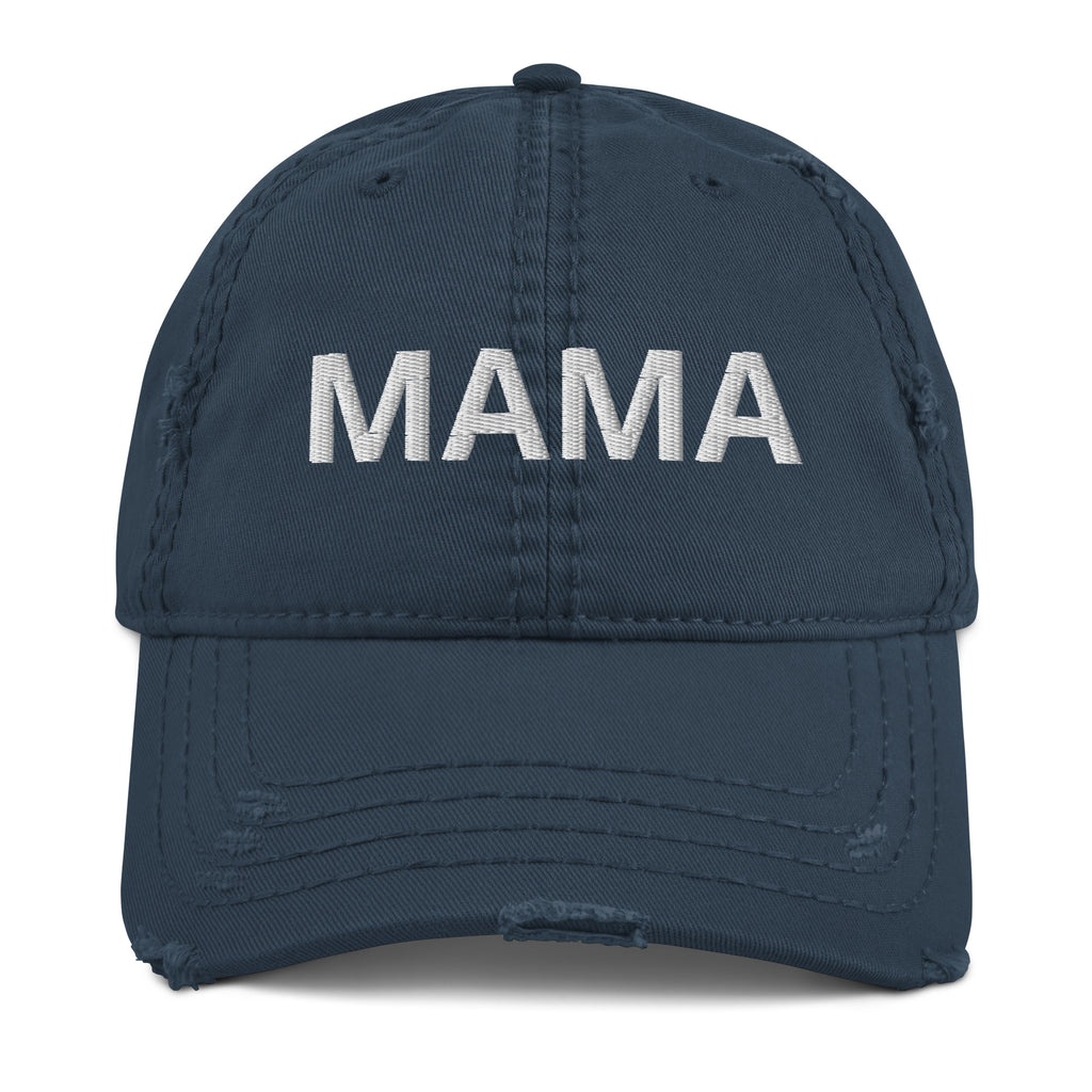 MAMA Distressed Dad Hat