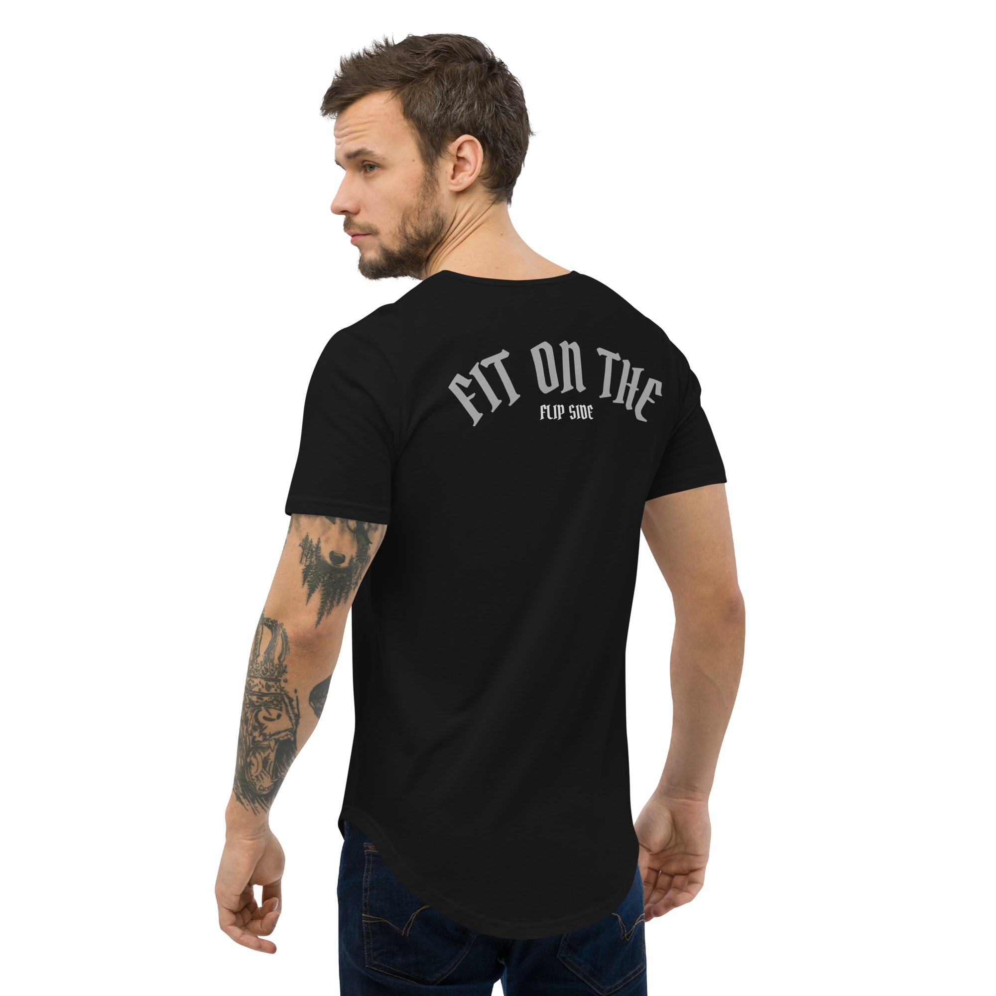 FTFS Men's Curved Hem T-Shirt