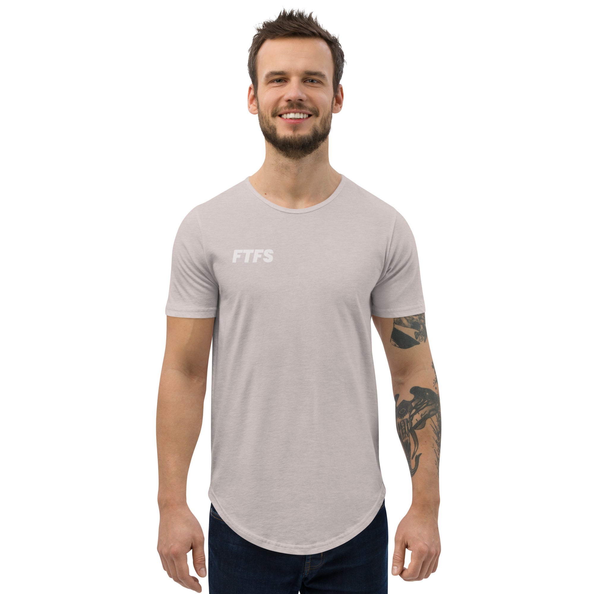 FTFS Men's Curved Hem T-Shirt