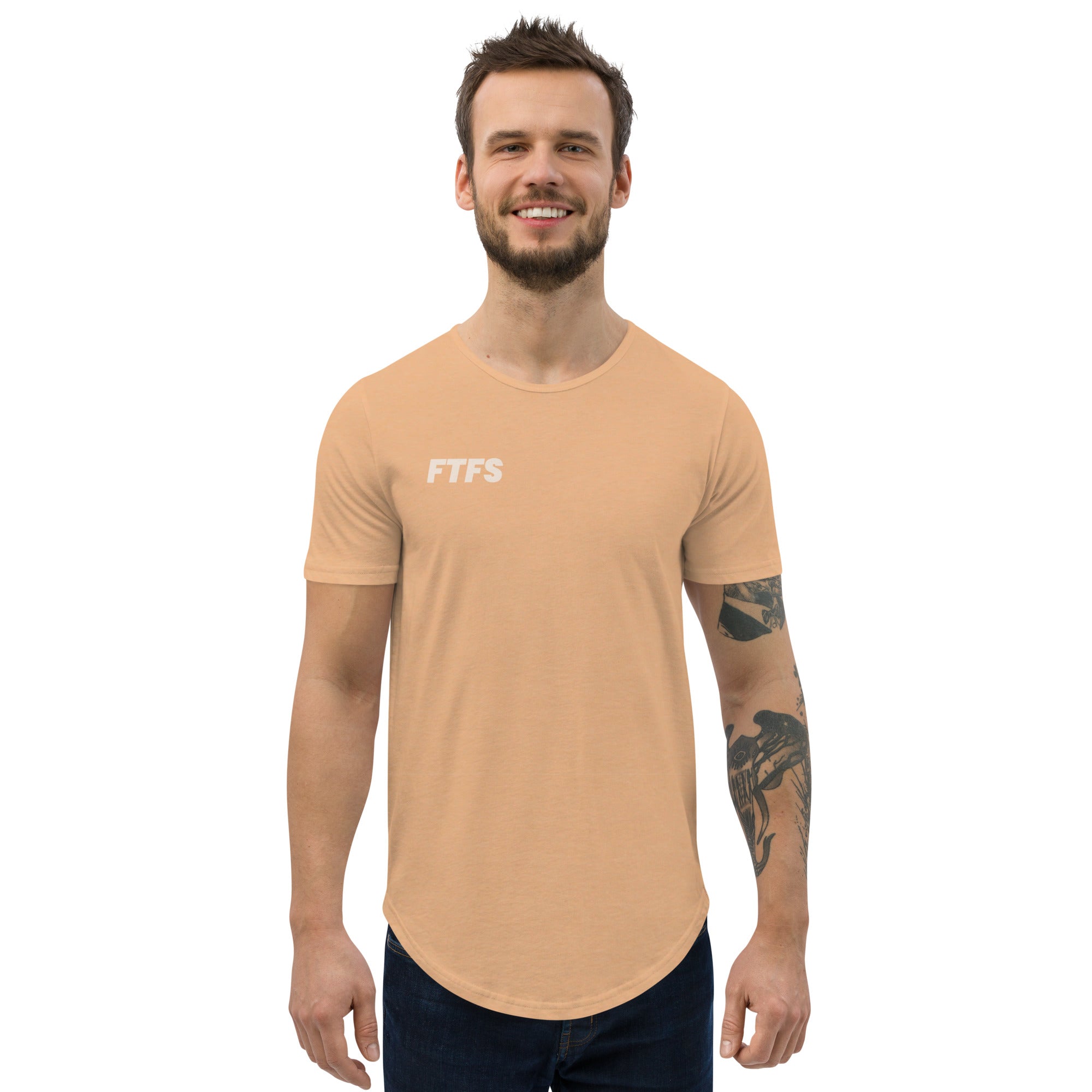 FTFS Men's Curved Hem T-Shirt