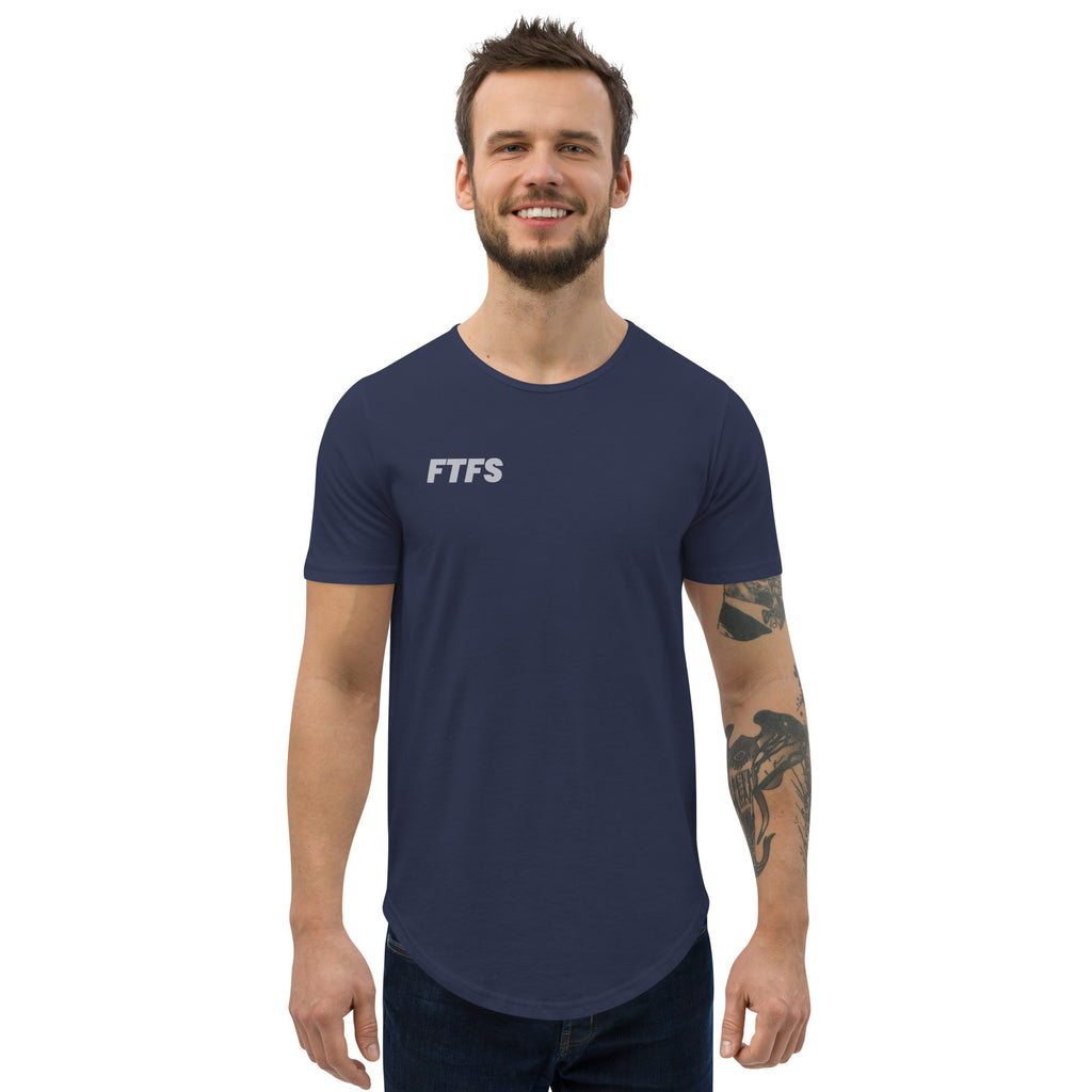 FTFS Men's Curved Hem T-Shirt