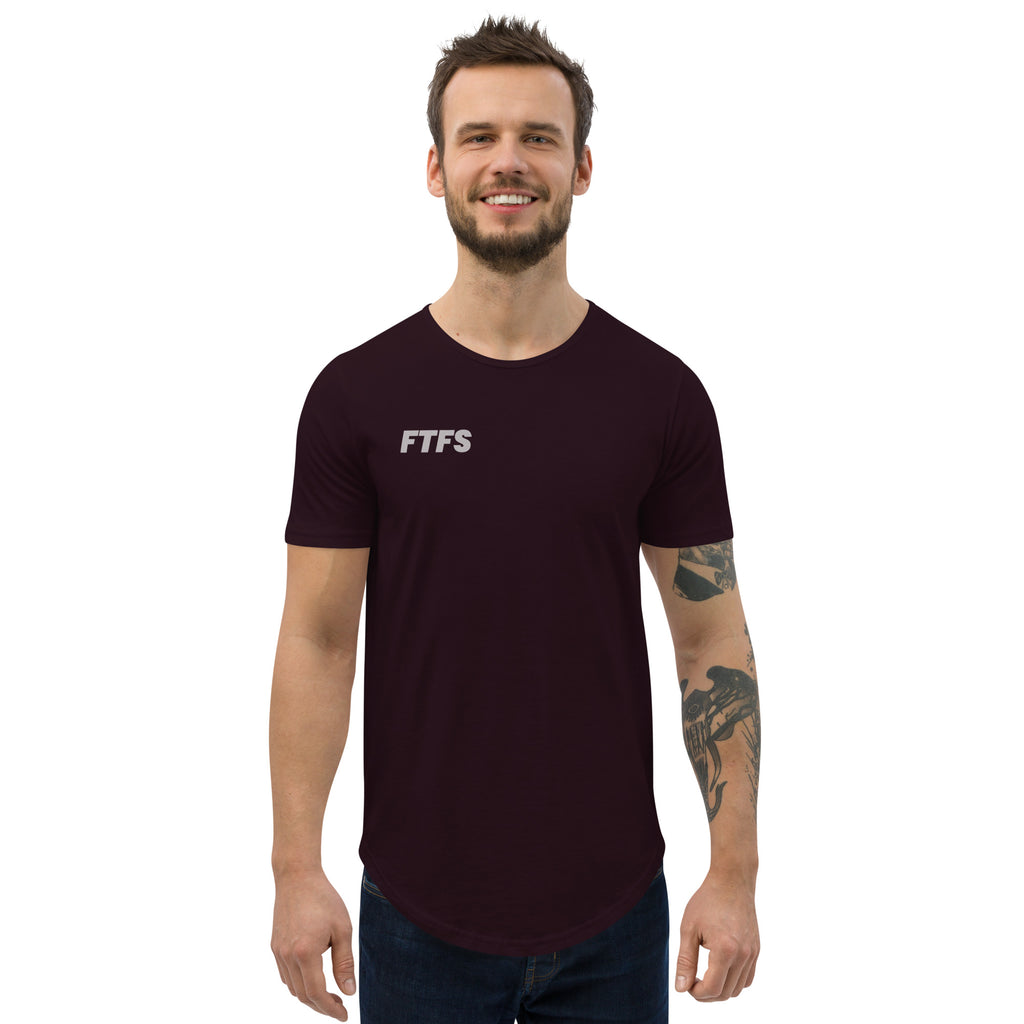 FTFS Men's Curved Hem T-Shirt