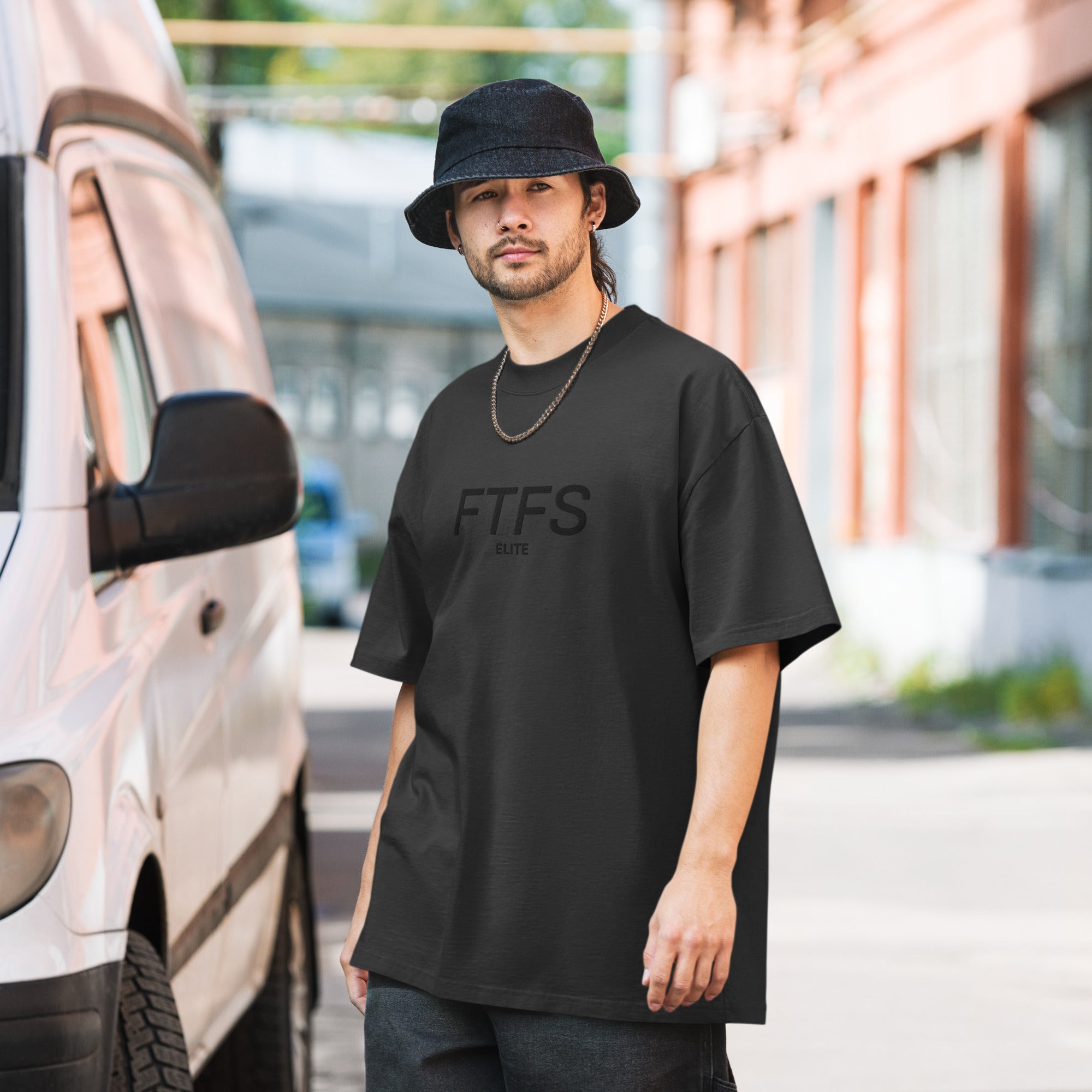 FTFS Oversized faded t-shirt