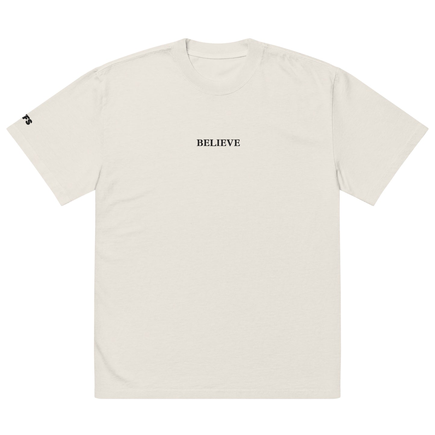 Believe Oversized faded t-shirt