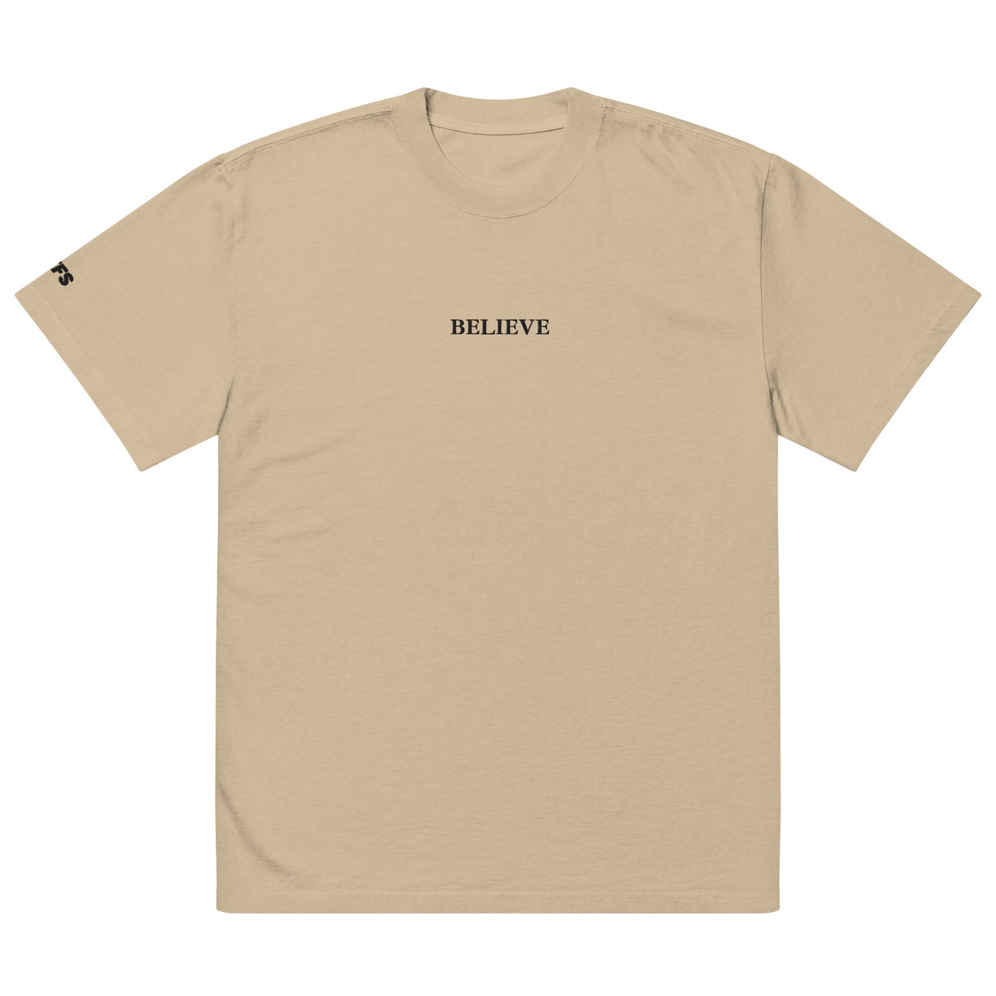 Believe Oversized faded t-shirt