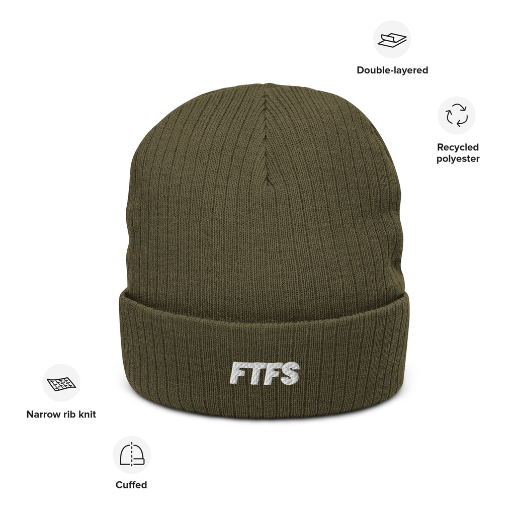 FTFS Ribbed knit beanie