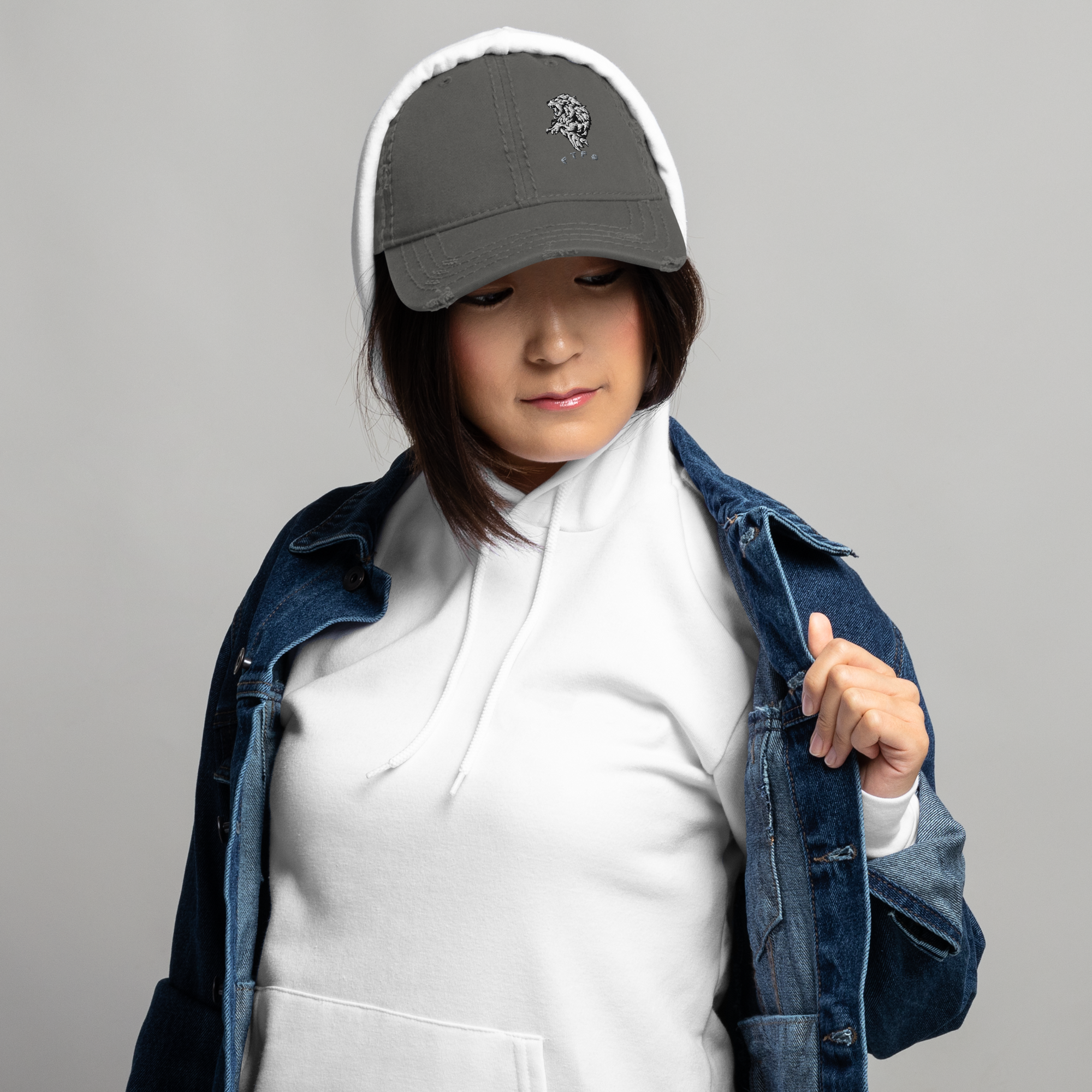 FTFS Distressed Dad Hat